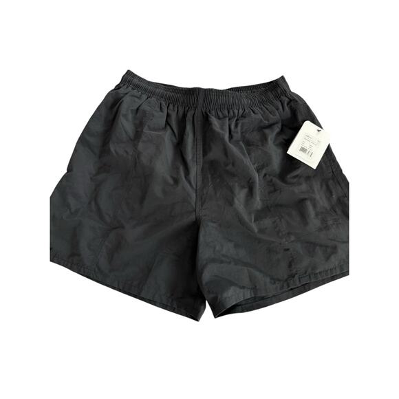 New NWT Dolfin Black Solid 5" Water Shorts Swim Trunks Men's Size Large - Picture 2 of 7